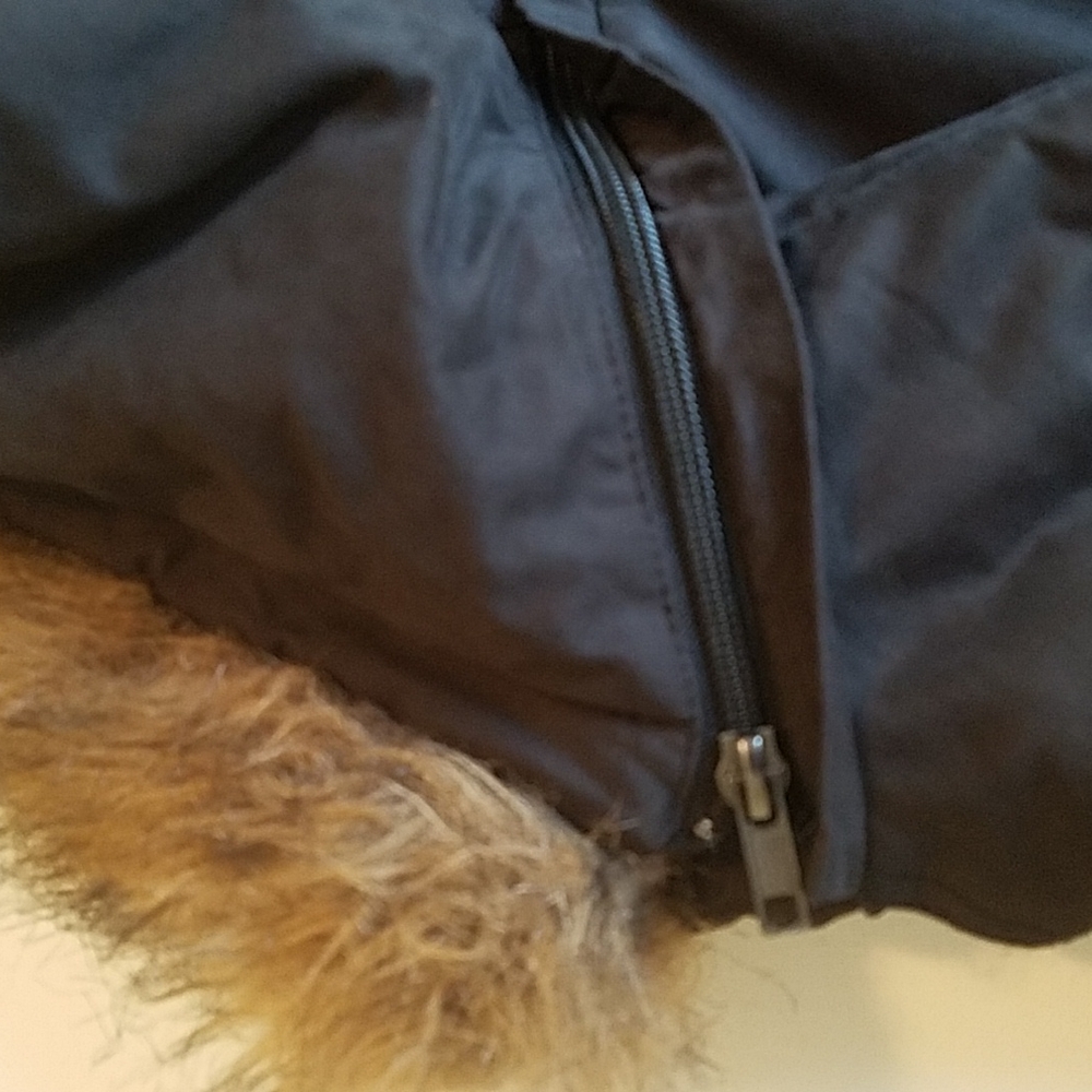 Soia & Kyo Dark Graphite Grey Insulated Parka with Hood Water Repellent Medium - Picture 11 of 13